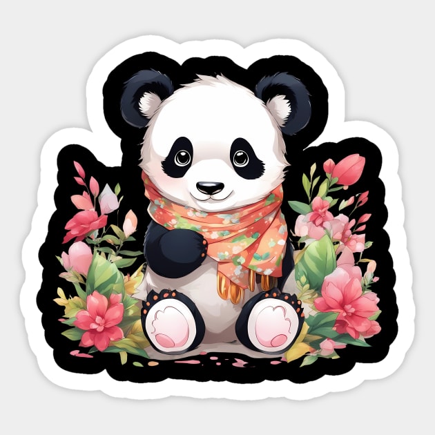 Adorable Cuddly Baby Panda Sticker by animegirlnft
